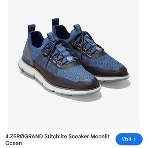 Cole Haan Men's Navy and Gray Sneakers